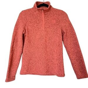 The North Face Women's Maggy Sweater Fleece ¼ Zip‎ Coral S